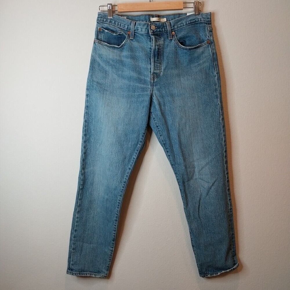 Levi's Jeans Wedgie Big E Buttonfly Women's Blue Denim Pants Size 31